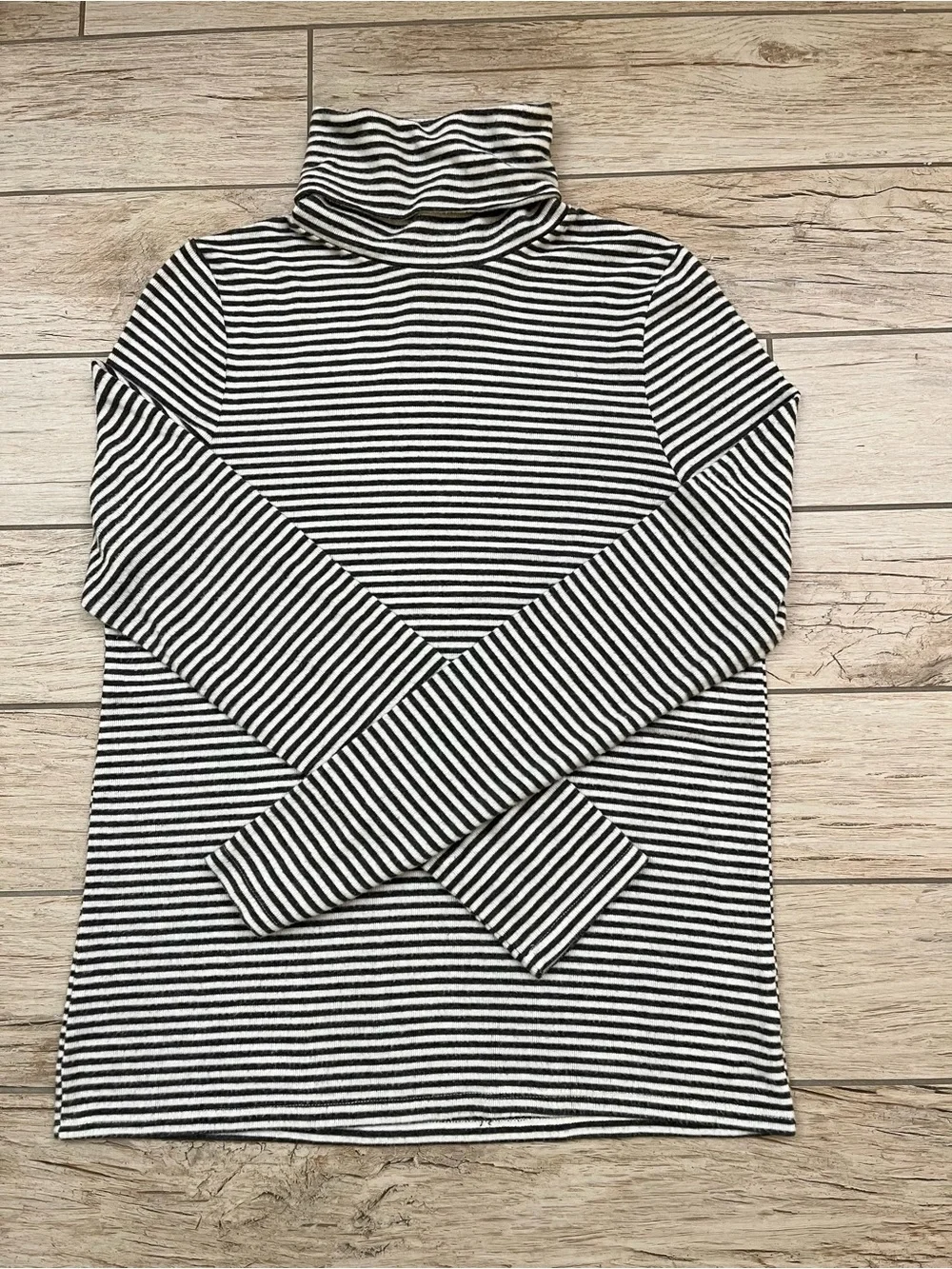 Mud Pie Striped Turtleneck Sweater